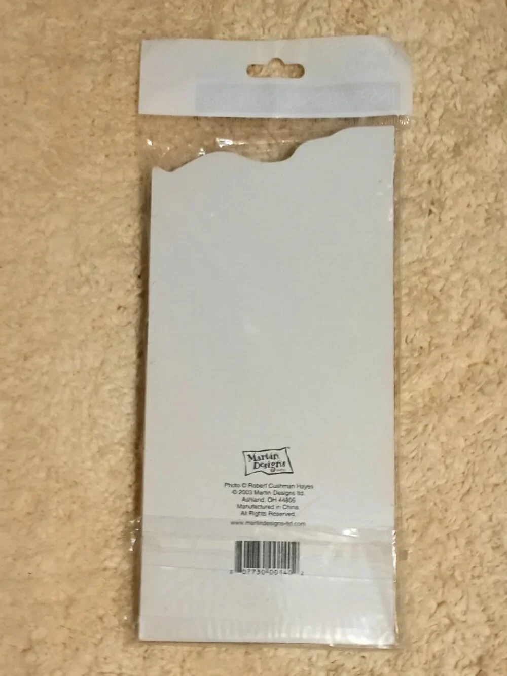 NEW & UNUSED 2003 Martin Designs Inspirational Ecclesiastes 3:1 Note Pad